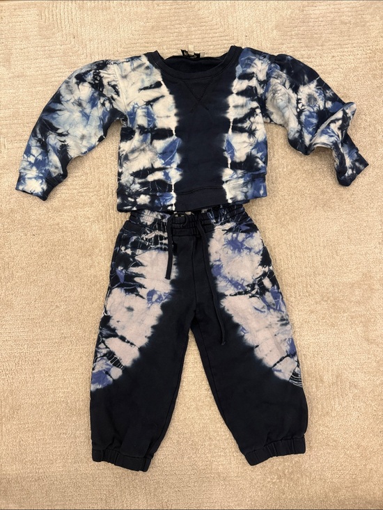 Sea New York Other - Sea New York Kids Tie-Dye Navy and White Matching Set